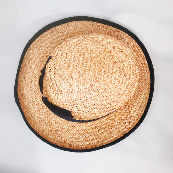 Reclaimed straw hat #9