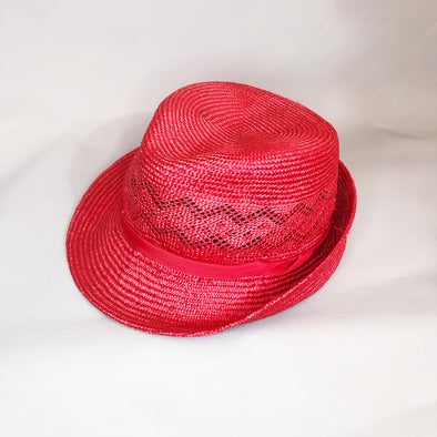 Reclaimed straw hat #1