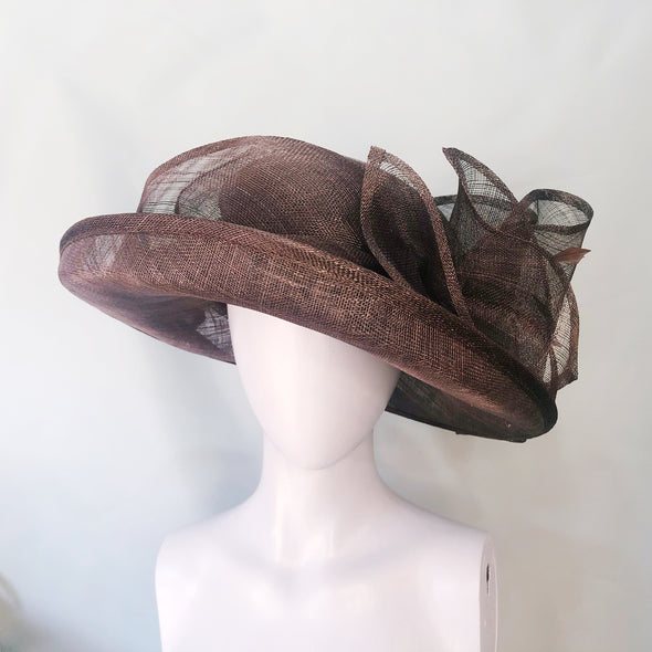 Dark brown hat 1