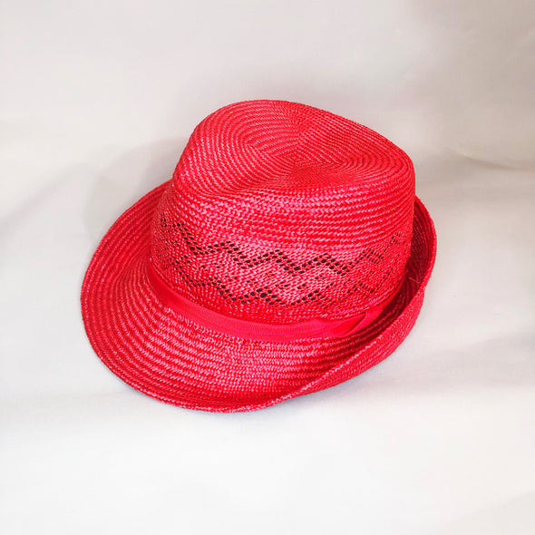 Reclaimed straw hat #1